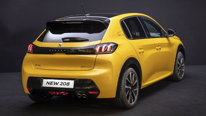 Peugeot 208 (2019) back